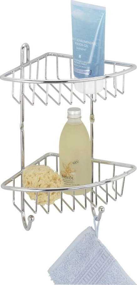 Dvoupatrový rohový nástěnný košík Wenko Milano WENKO