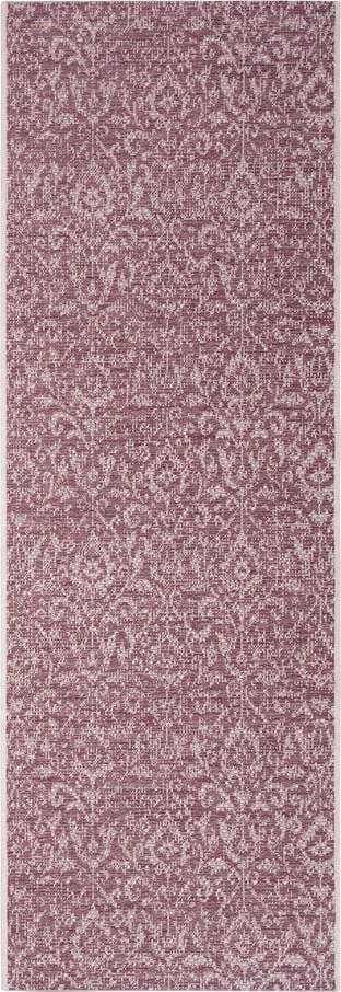 Fialovo-béžový venkovní koberec NORTHRUGS Hatta