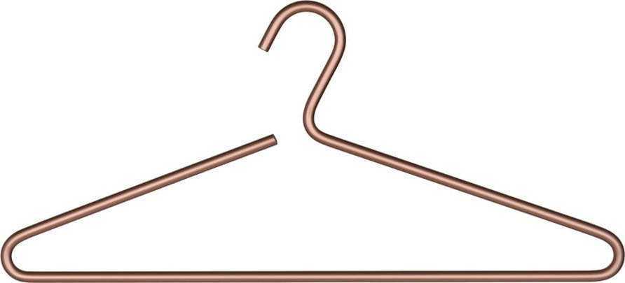 Hliníkové ramínko na oblečení v měděné barvě Wenko Lux WENKO