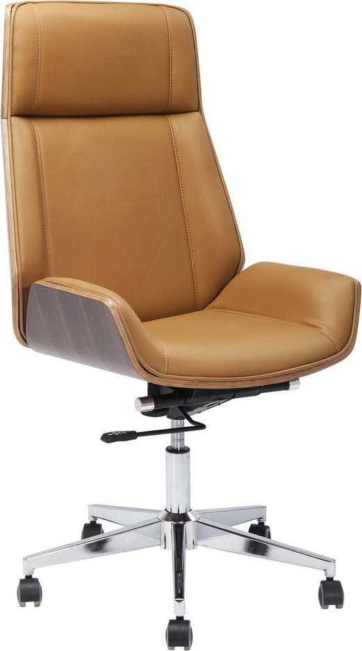 Hnědá kancelářská židle Kare Design High Bossy Kare Design