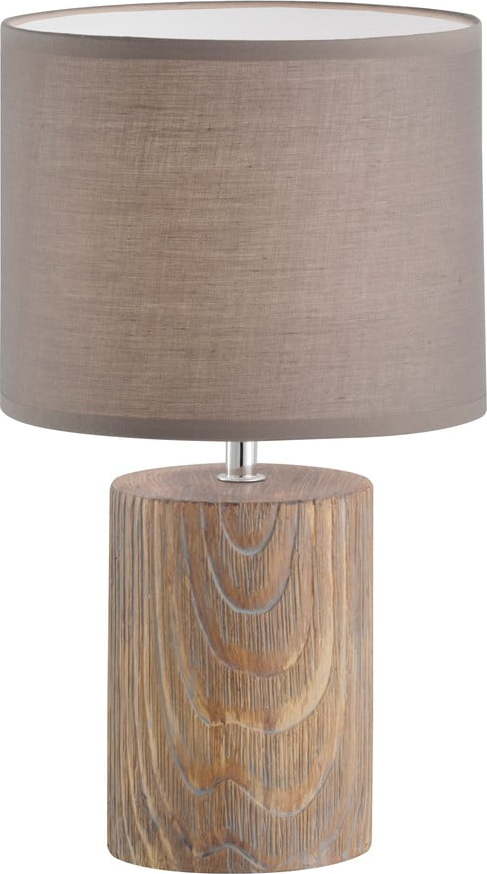 Hnědá stolní lampa Fischer & Honsel Malik