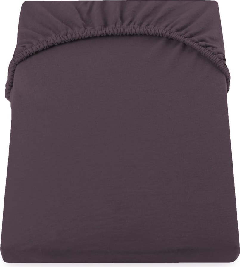 Hnědé elastické prostěradlo DecoKing Nephrite