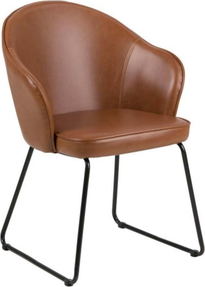 Hnědé křeslo Actona Mitzie Vintage Actona