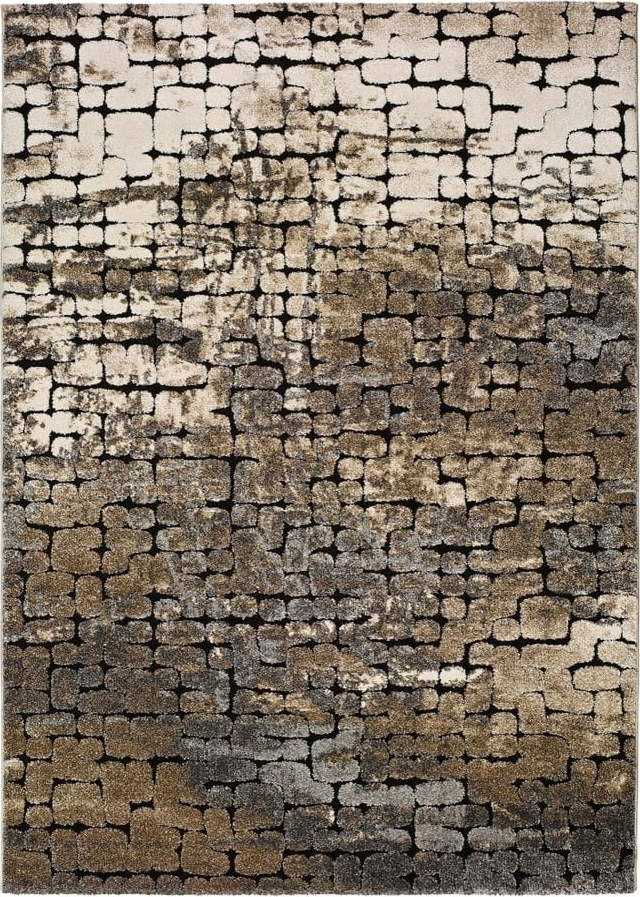 Hnědo-šedý Koberec Universal Hydra