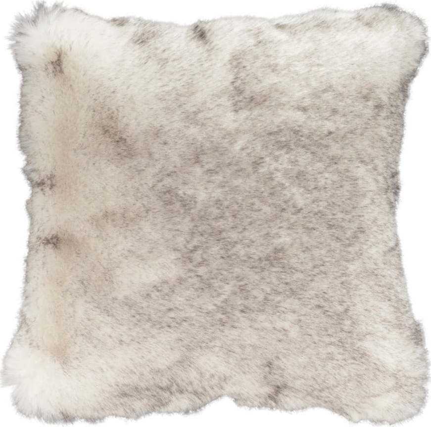 Hnědý polštář z umělé kožešiny Mint Rugs Soft