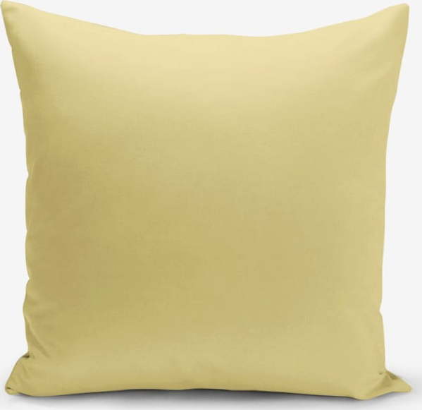 Hořčicově žlutý povlak na polštář Minimalist Cushion Covers Düz