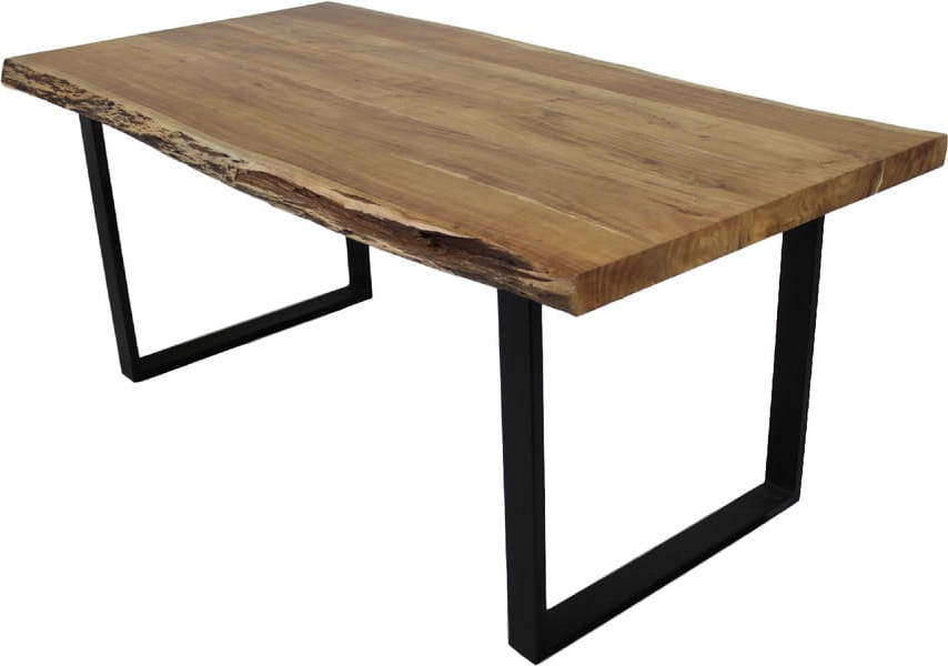 Jídelní stůl s deskou z neopracovaného akátového dřeva HSM collection SoHo