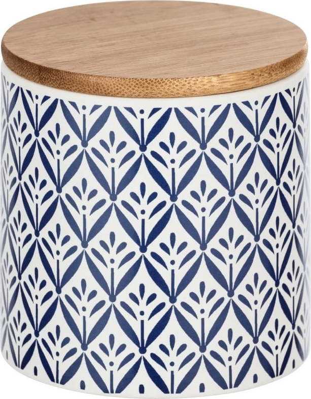 Keramický úložný box s bambusovým víkem Wenko Lorca