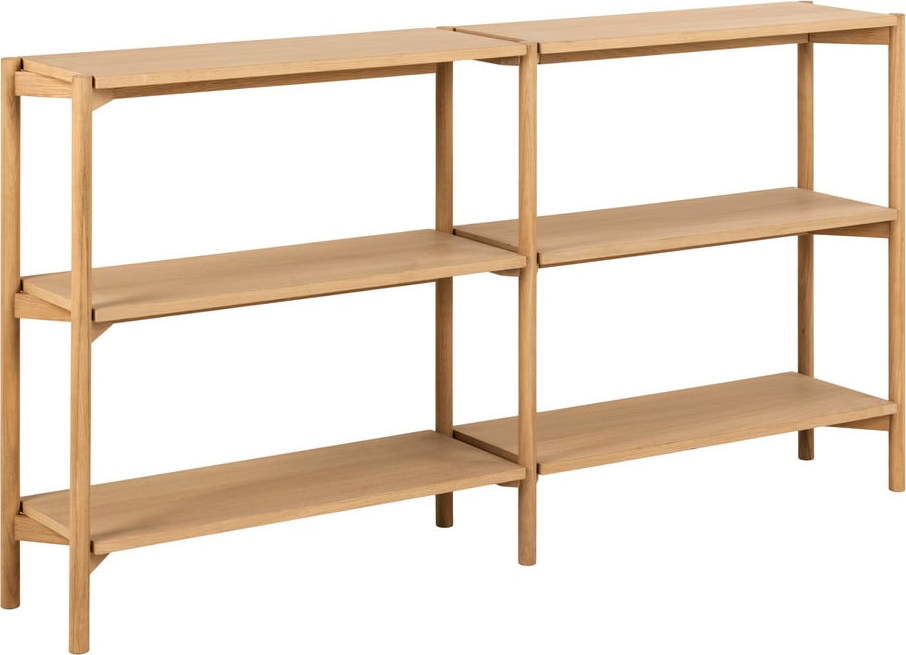 Knihovna v dubovém dekoru Actona Braidwood Actona