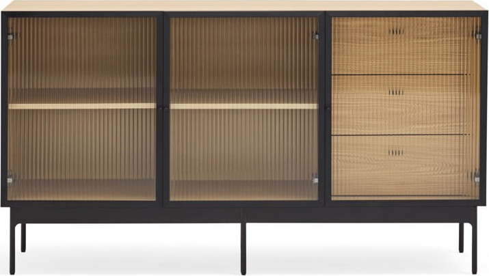 Komoda s dubovou dýhou Teulat Blur