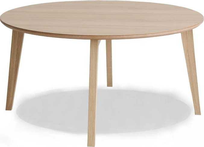 Konferenční stolek podýhovaný dubem Hammel Iris Ø 90 cm Hammel Furniture