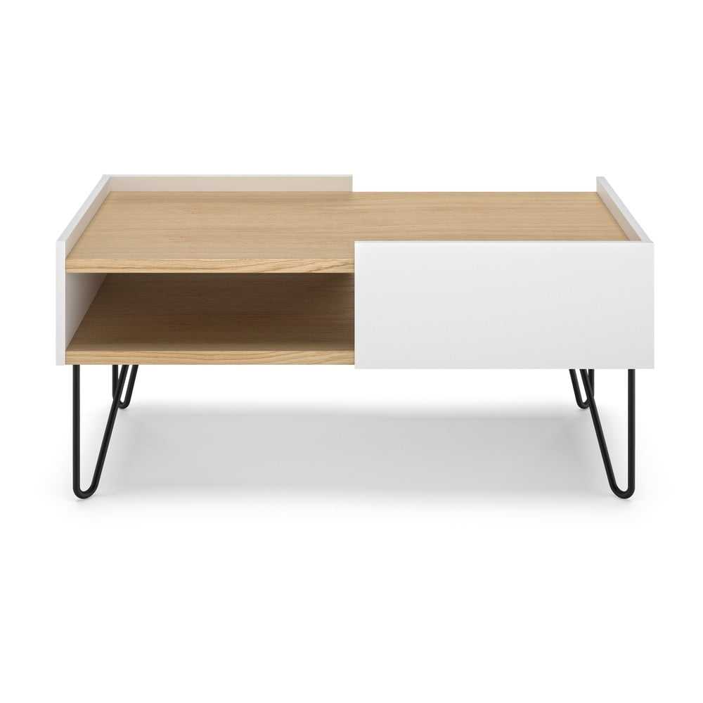 Konferenční stolek s deskou v dubovém dekoru 100x55 cm Nina - TemaHome TemaHome