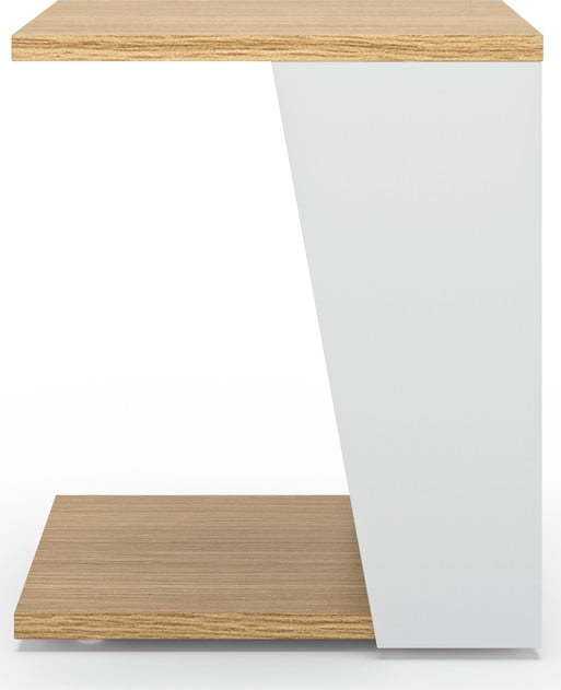 Konferenční stolek s deskou v dubovém dekoru 40x40 cm Albi - TemaHome TemaHome