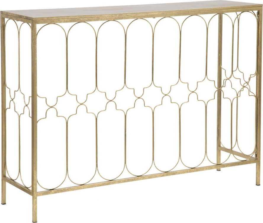 Konzolový stolek s konstrukcí ve zlaté barvě Mauro Ferretti Balcony
