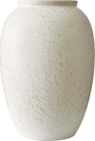 Krémově bílá kameninová váza Bitz