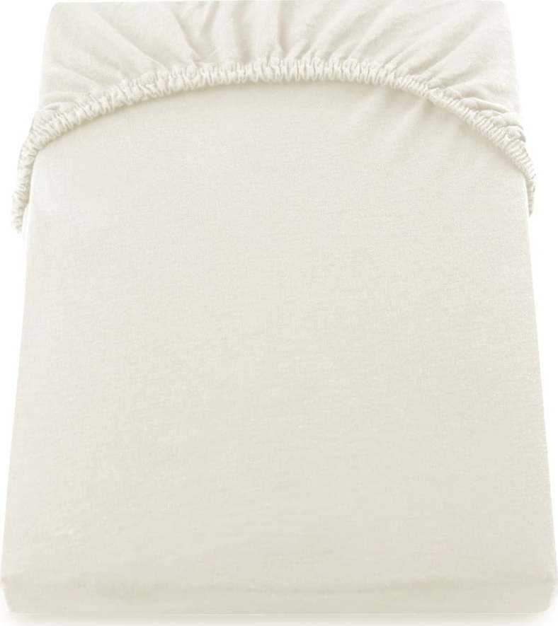 Krémové elastické prostěradlo DecoKing Nephrite