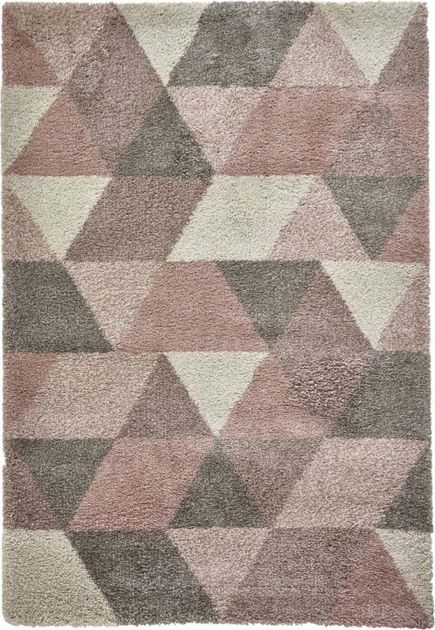 Krémovo-růžový koberec Think Rugs Royal Nomadic