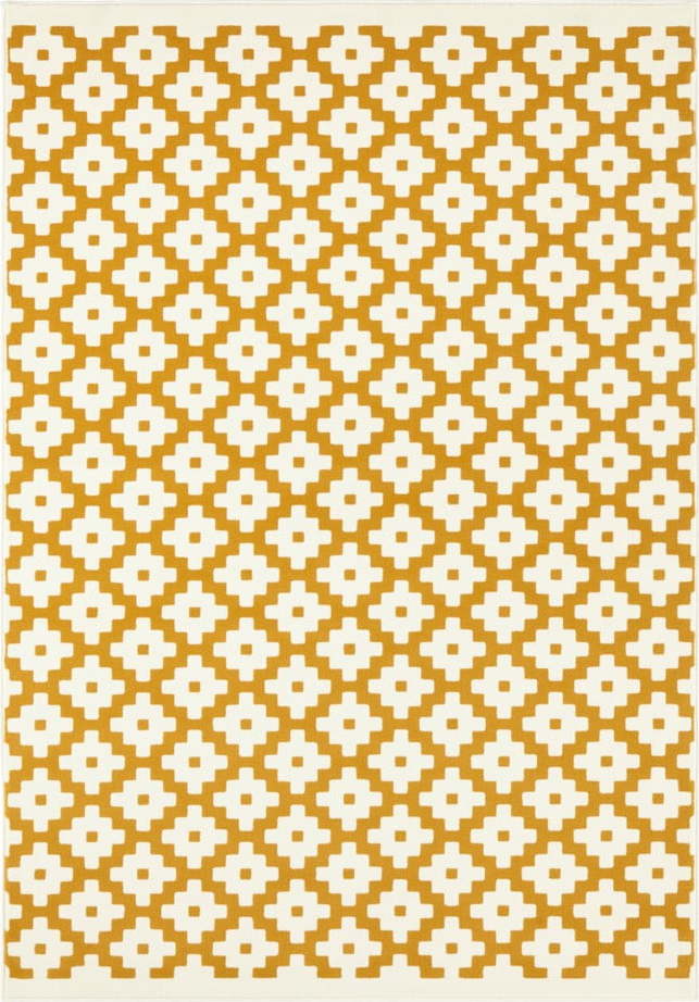 Krémovo-žlutý koberec Hanse Home Celebration Lattice