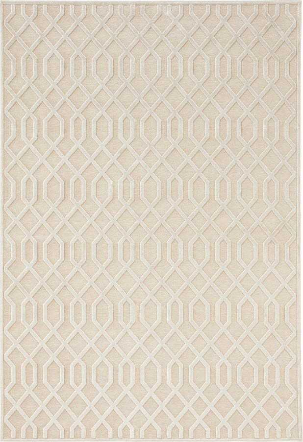 Krémový koberec z viskózy Mint Rugs Caine
