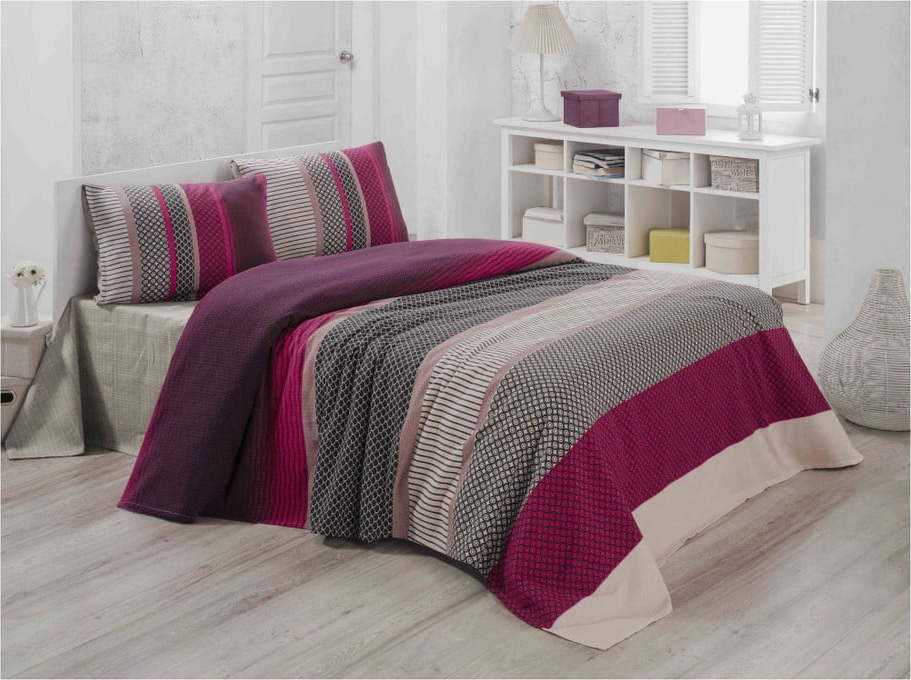 Lehký bavlněný přehoz přes postel Carro Mundo