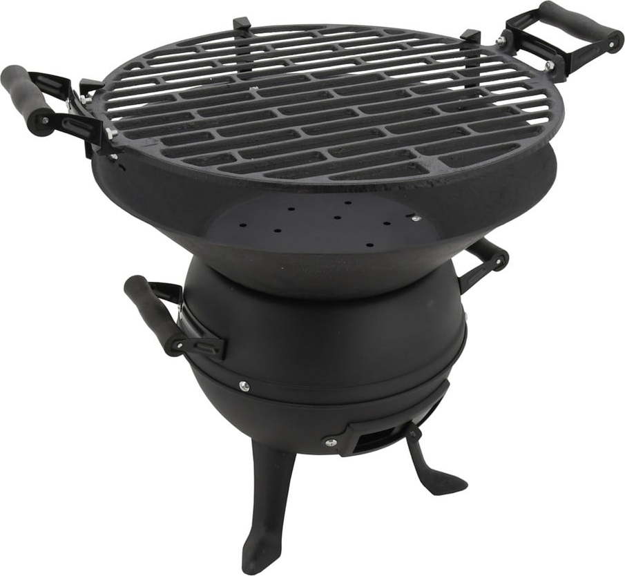 Litinový gril na dřevěné uhlí Cattara Brindisi