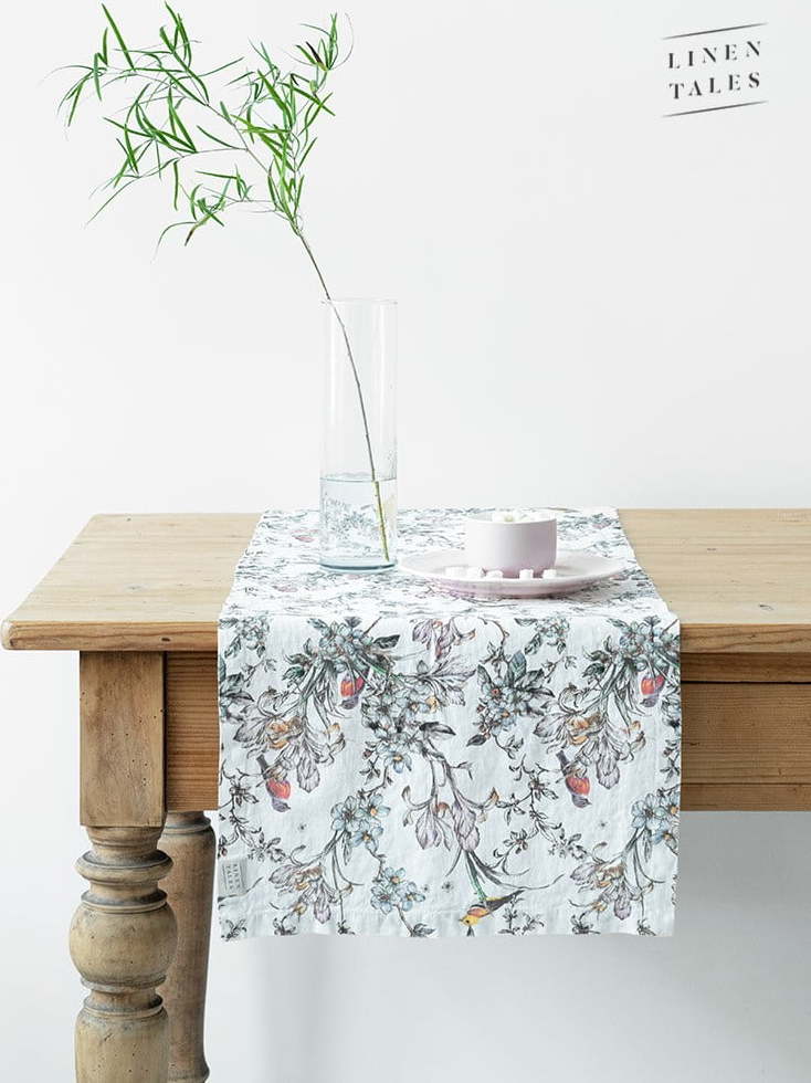 Lněný běhoun na stůl 200x40 cm - Linen Tales Linen Tales