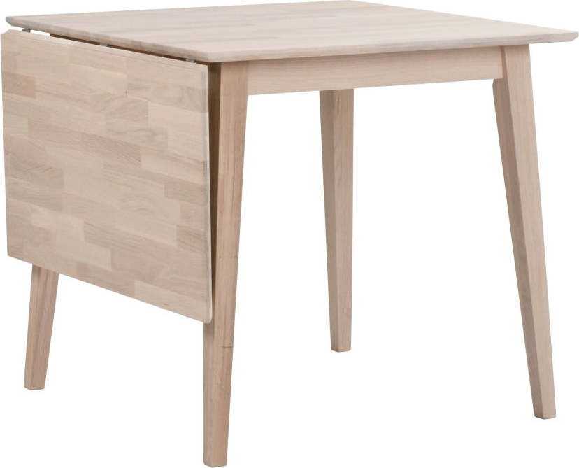 Matně lakovaný sklápěcí dubový jídelní stůl Rowico Mimi