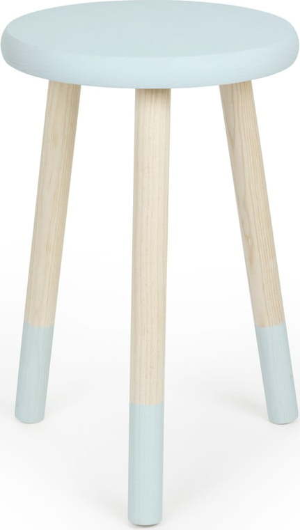 Modrá dřevěná stolička Little Nice Things Calcetines Little Nice Things