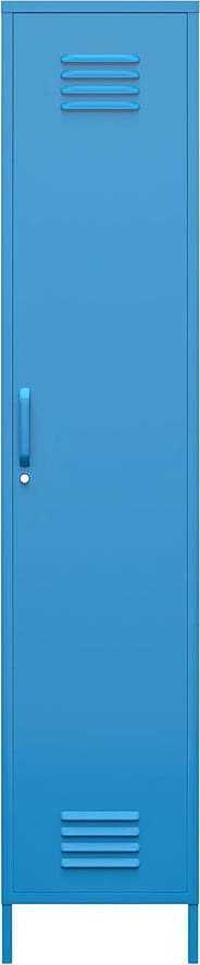 Modrá kovová skříňka Novogratz Cache