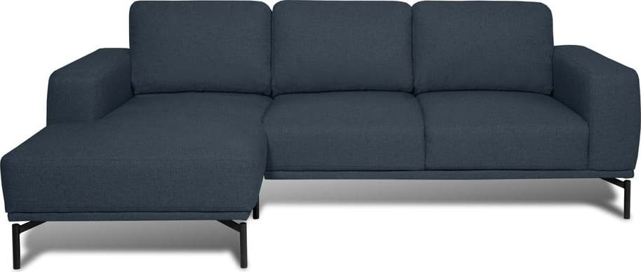 Modrá rohová pohovka Scandic Flow