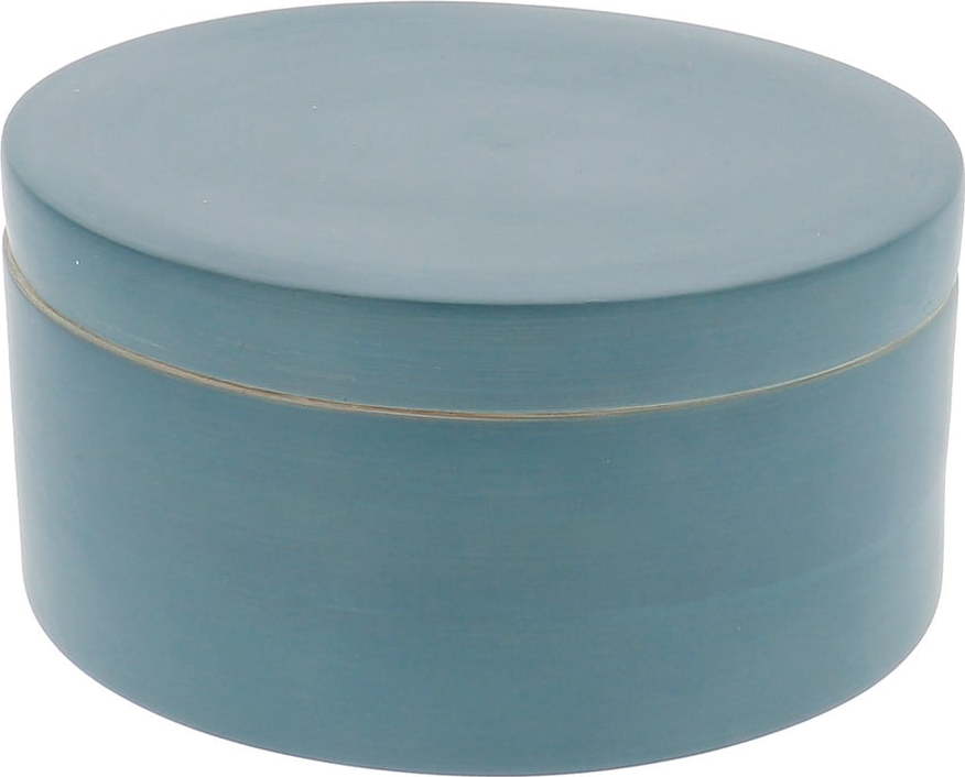 Modrý bambusový úložný box s víkem Compactor Bamboo Box Compactor