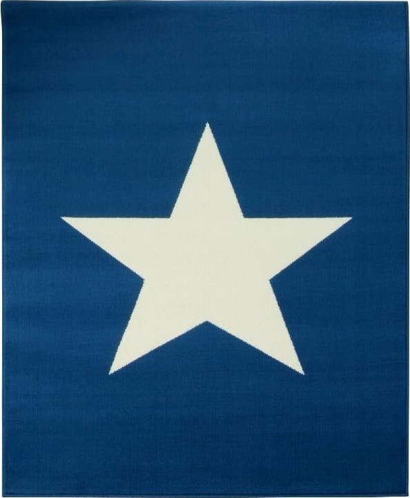 Modrý koberec Hanse Home City & Mix Star