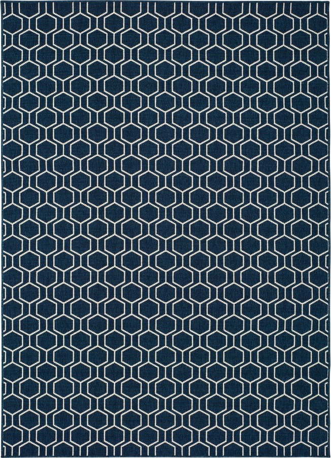 Modrý venkovní koberec Universal Clhoe