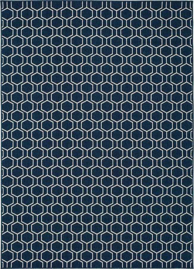 Modrý venkovní koberec Universal Clhoe