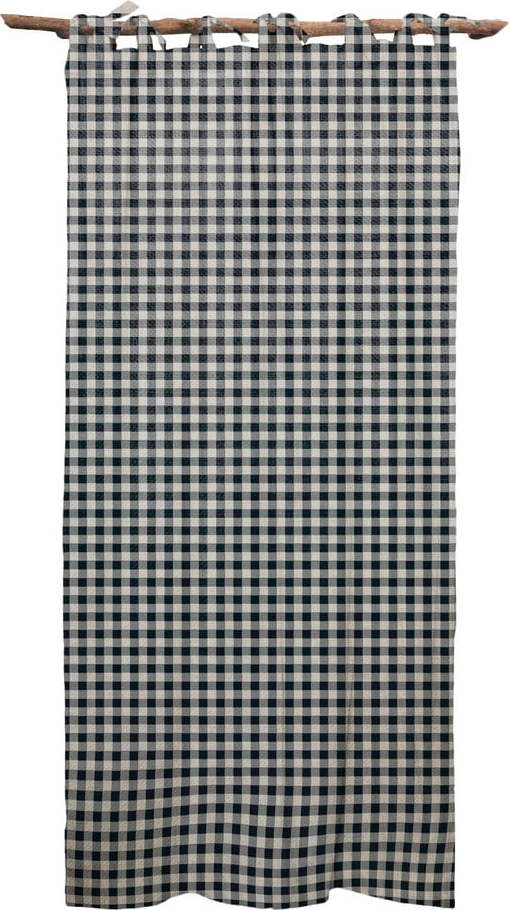 Modrý závěs Really Nice Things Cortina Hogar Blue Vichy Really Nice Things