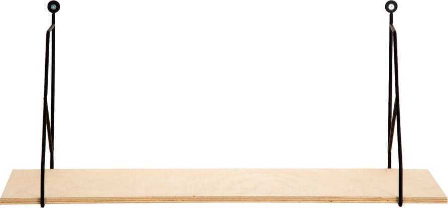 Nástěnná police z překližky Compactor Karina