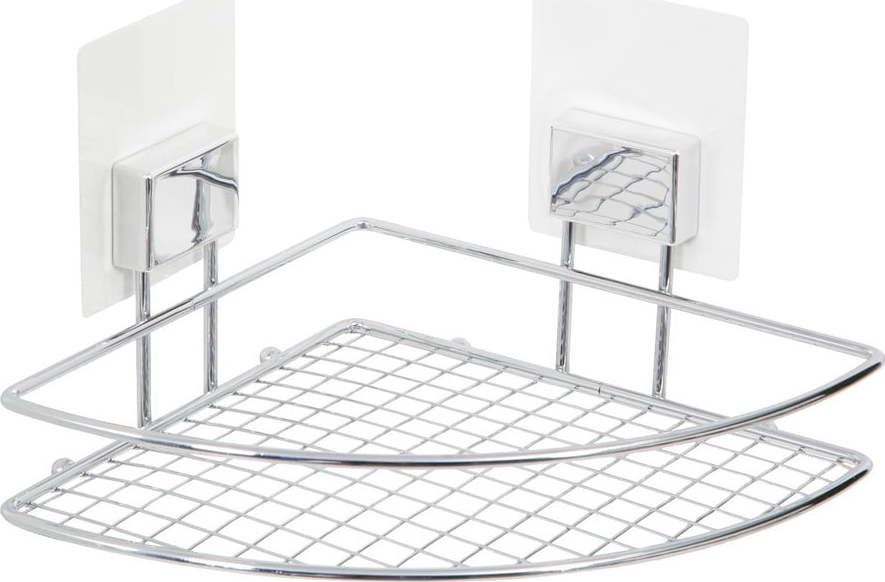 Nástěnná rohová samodržící polička Compactor Bestlock Magic Bath Rack Compactor