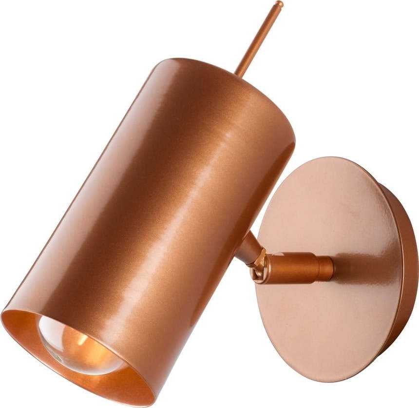 Nástěnné svítidlo v měděné barvě Squid Lighting Geo