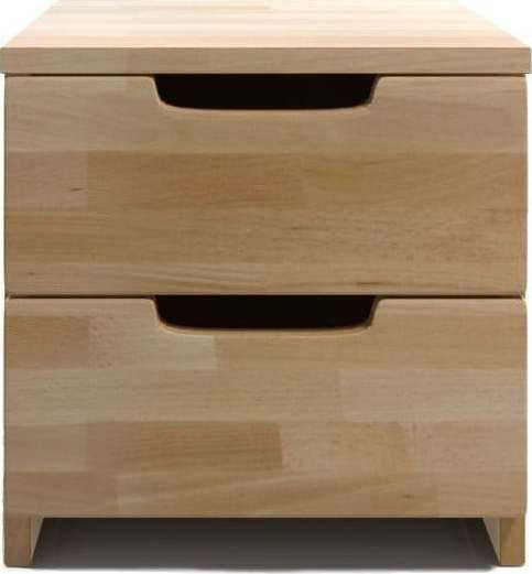 Noční stolek z bukového dřeva se 2 zásuvkami SKANDICA Spectrum SKANDICA