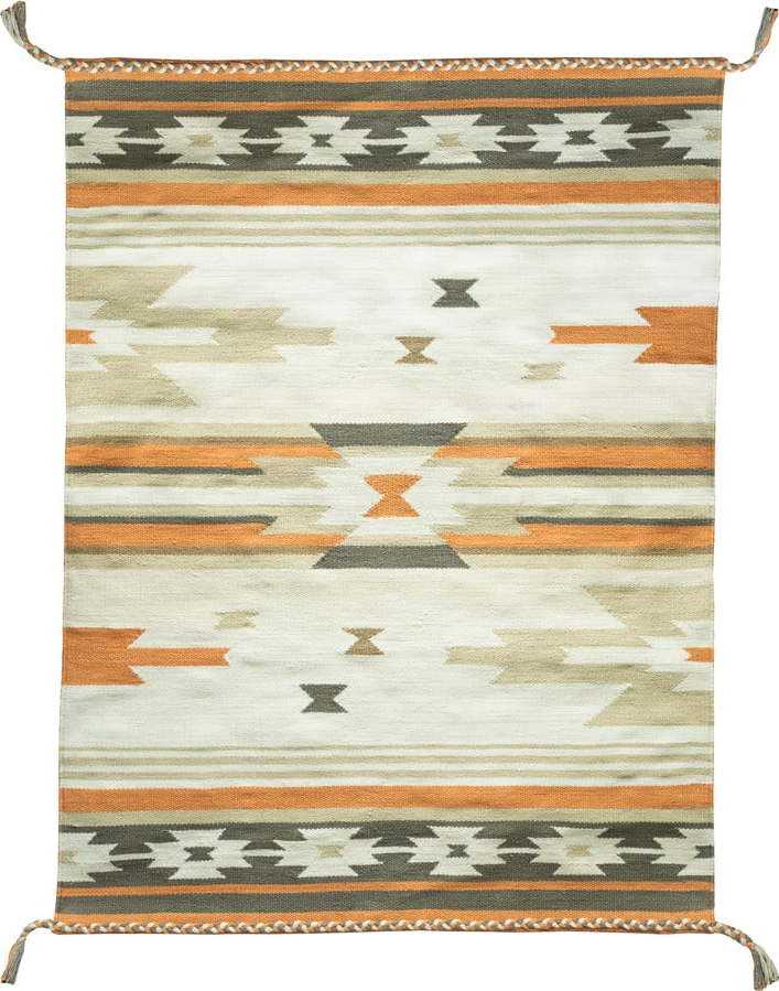 Oboustranný venkovní koberec z recyklovaného plastu Green Decore Aztec