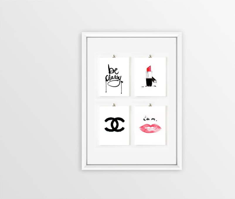 Obraz Piacenza Art 4x Chanel