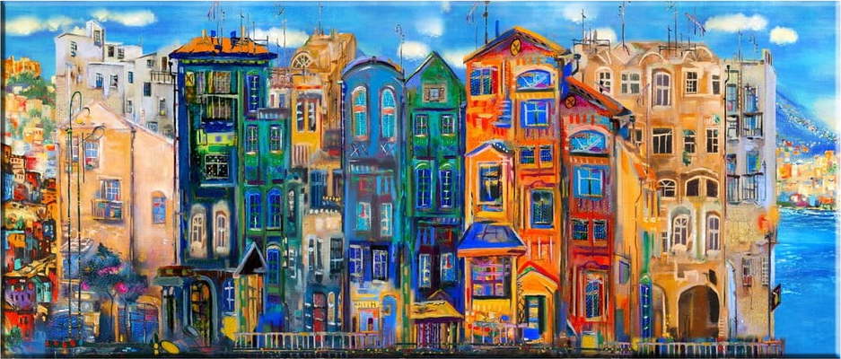 Obraz Tablo Center Colorful Houses