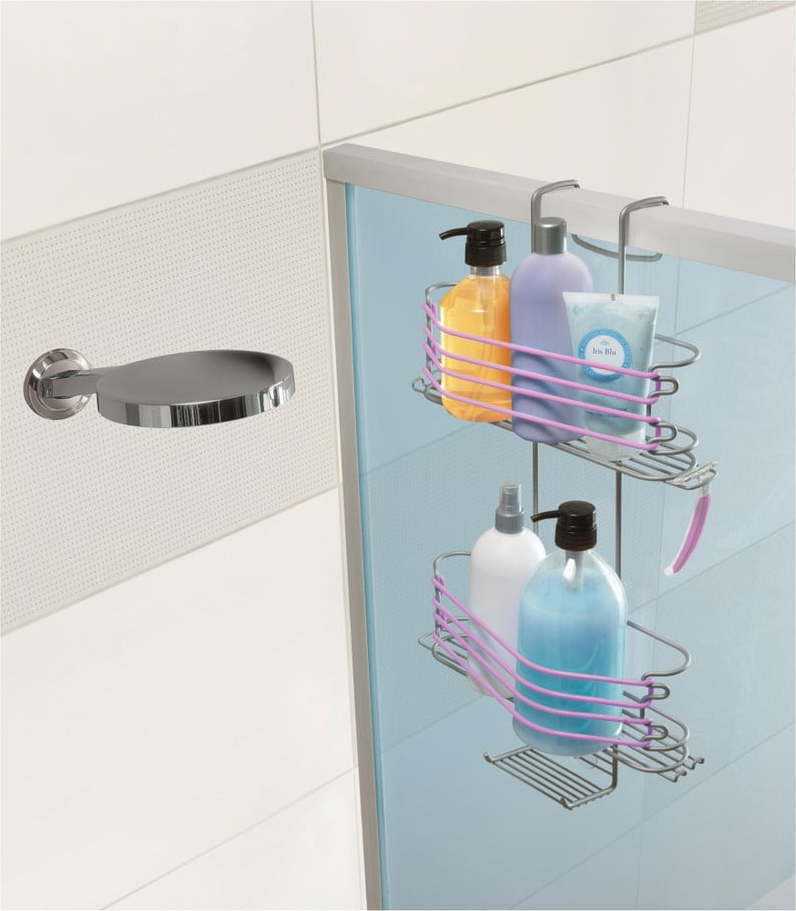 Ocelový stojan do koupelny Metaltex Next Metaltex