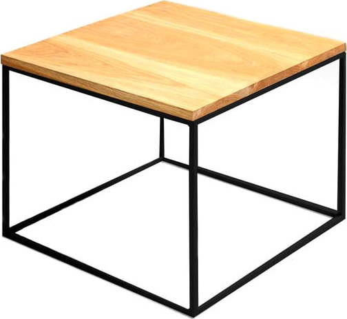 Odkládací stolek s černou konstrukcí Custom Form Tensio