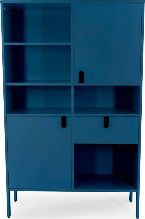 Petrolejově modrá knihovna Tenzo Uno