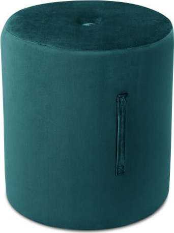 Petrolejově modrý puf Mazzini Sofas Fiore