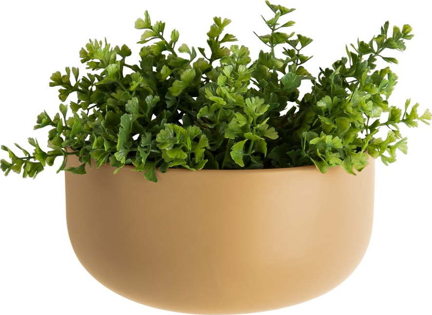 Pískově hnědý nástěnný květináč PT LIVING Oval