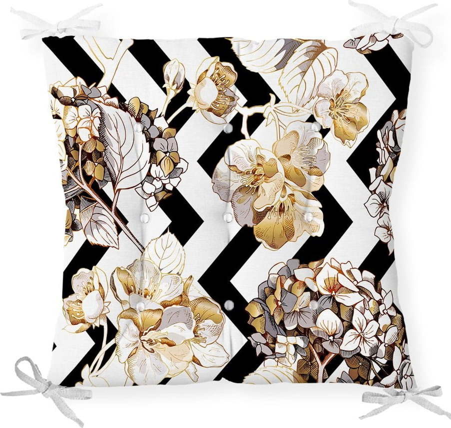 Podsedák na židli Minimalist Cushion Covers Gold Leaf