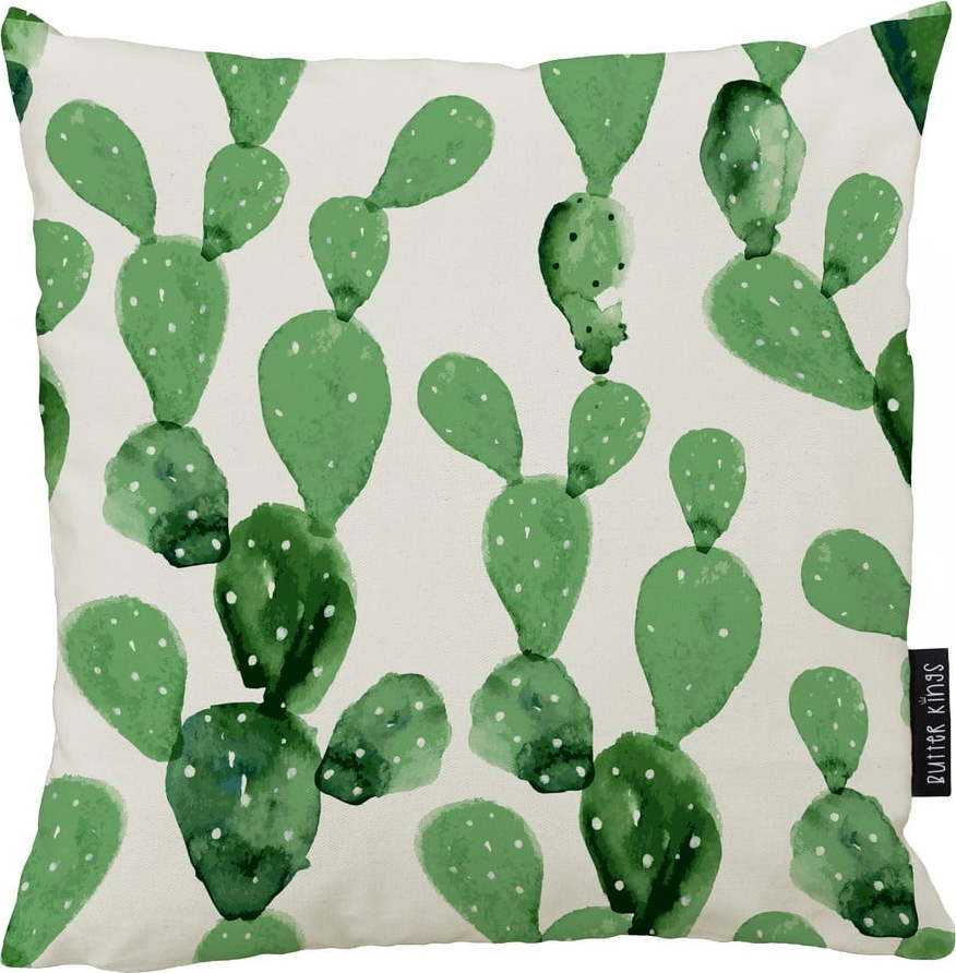 Polštář Butter Kings z bavlny Cactus Watercolour