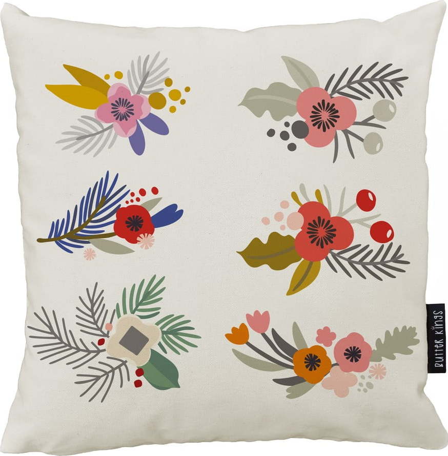 Polštář Butter Kings z bavlny Little Bouquet